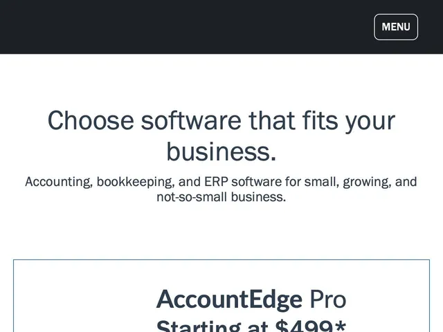 AccountEdge Screenshot