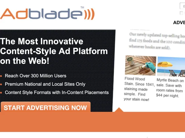 Adblade for Advertisers Screenshot