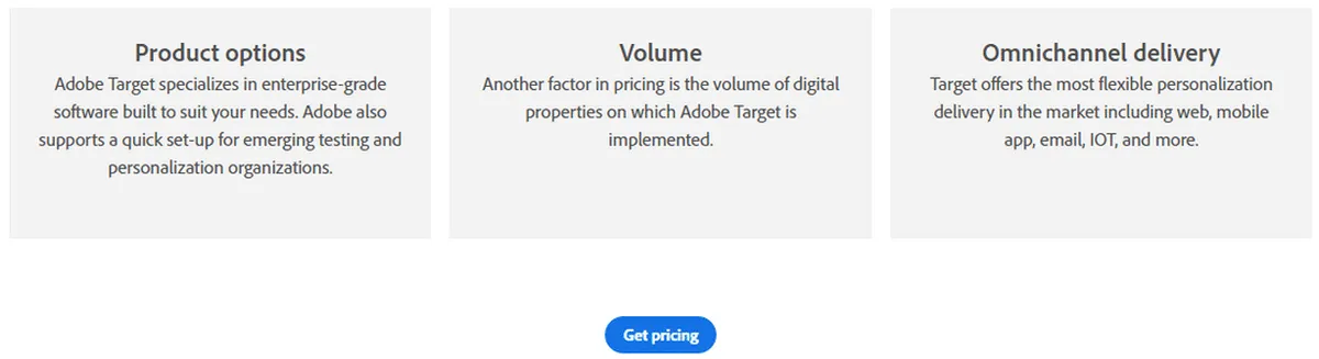 Adobe Target Pricing Plan