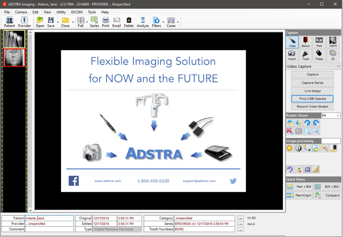 ADSTRA Dental Software Features