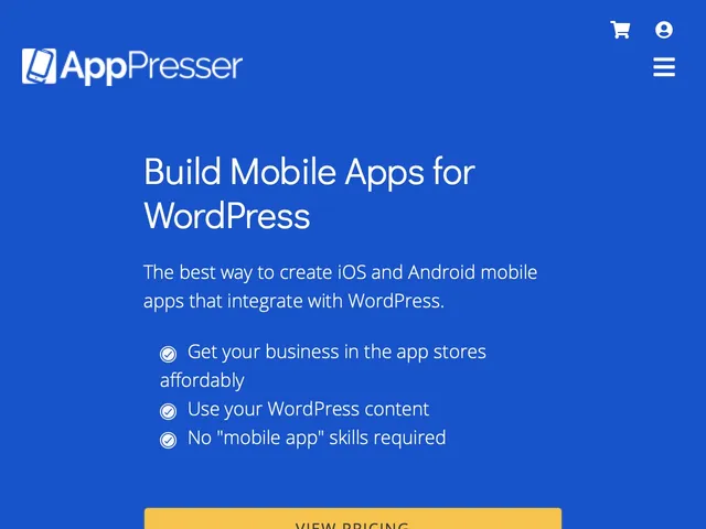 AppPresser Screenshot
