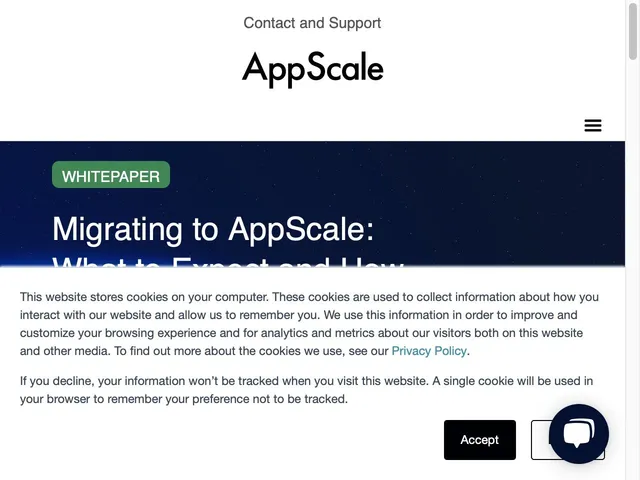 AppScale Screenshot