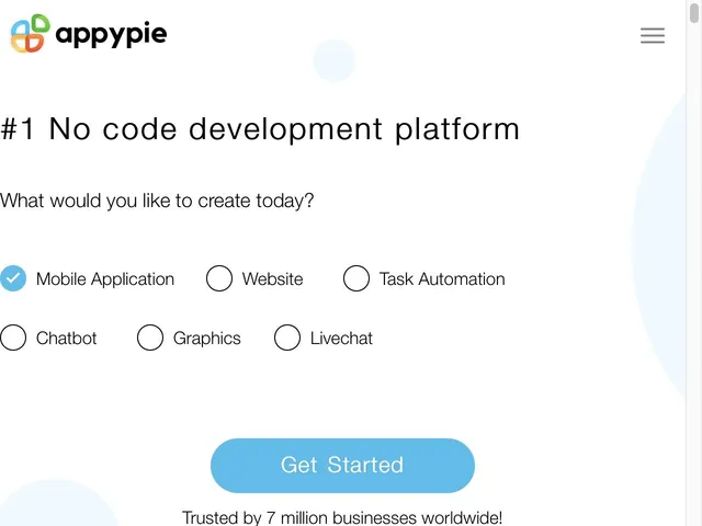 Appypie Screenshot