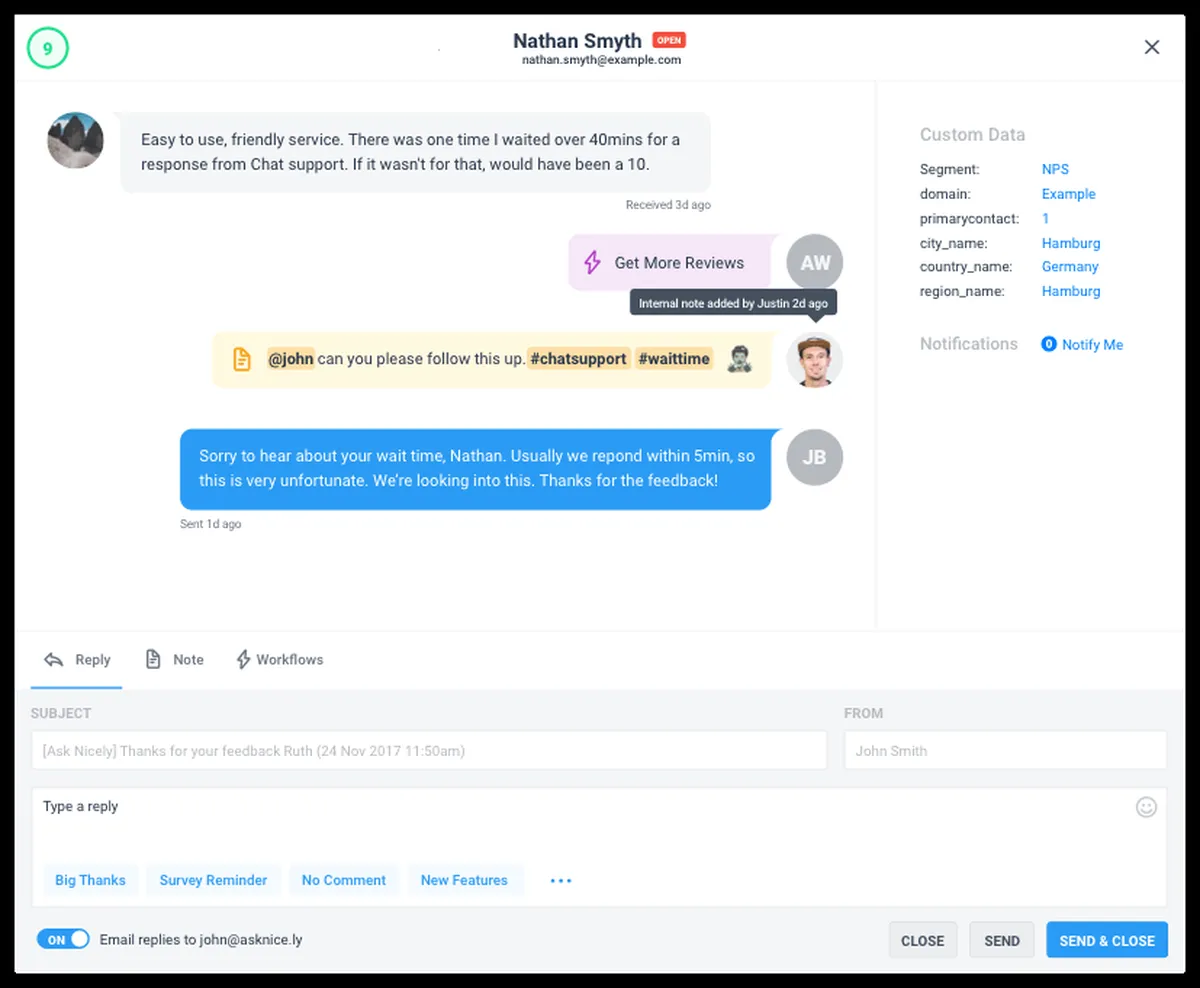 AskNicely Features