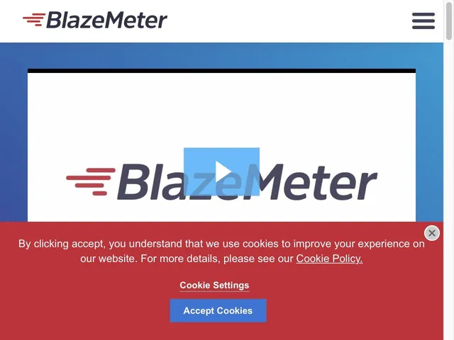 BlazeMeter Screenshot