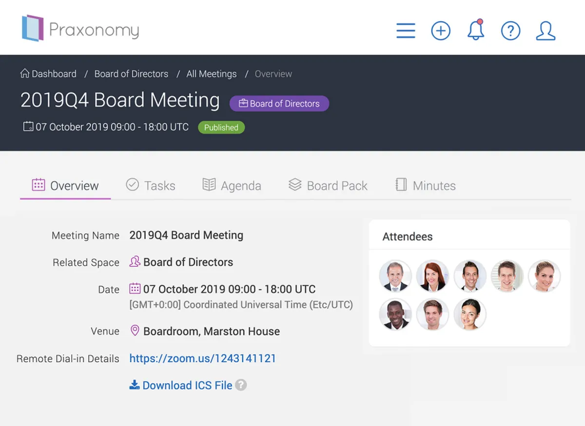 Boardfolio Features