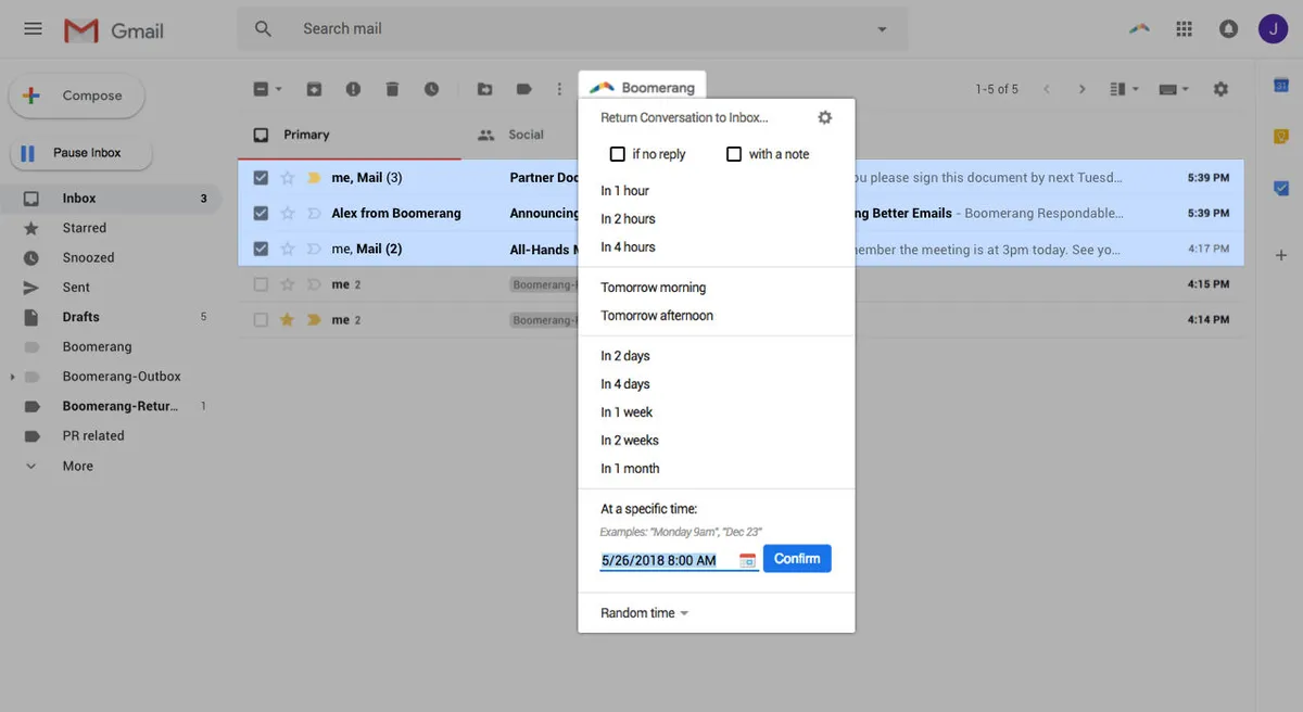 Boomerang for Gmail Review