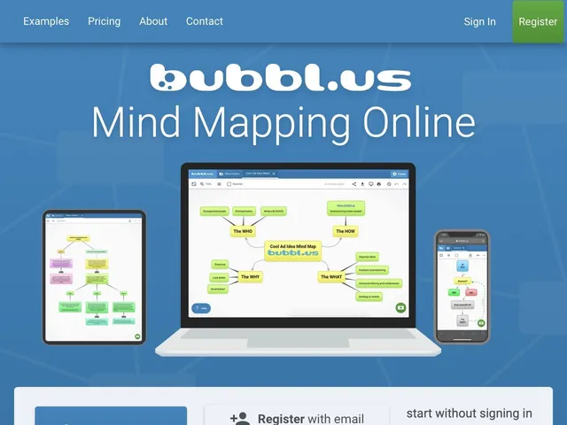Bubbl.us Screenshot