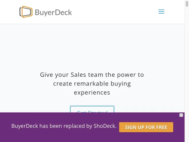 BuyerDeck Screenshot