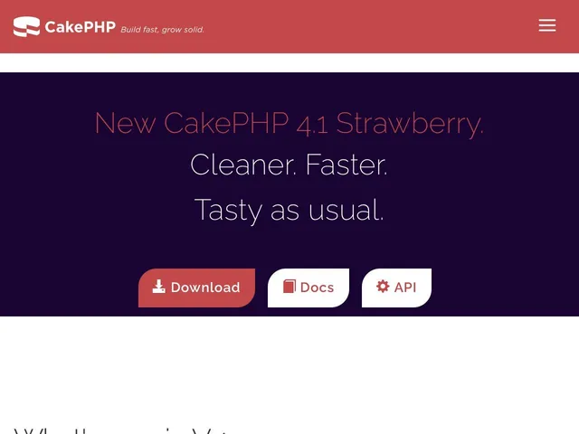 CakePHP Screenshot