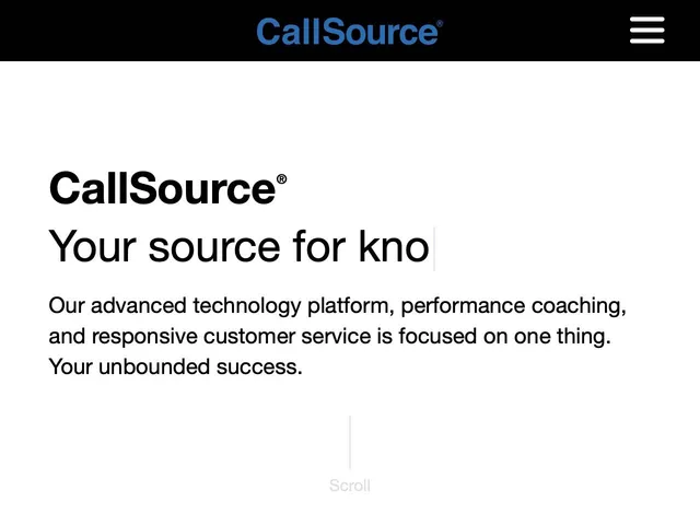 CallSource Screenshot