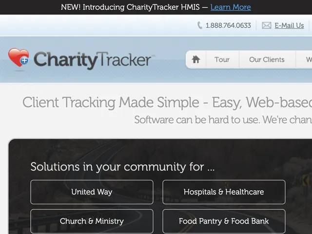 CharityTracker Screenshot