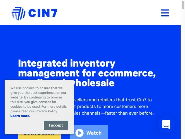 Cin7 Screenshot