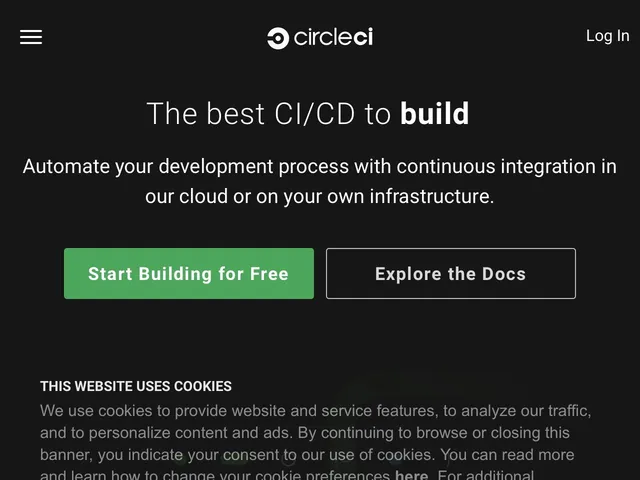 CircleCI Screenshot