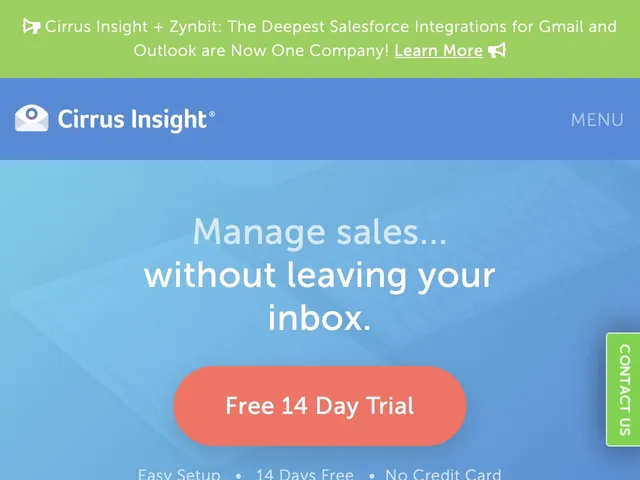 Cirrus Insight Screenshot