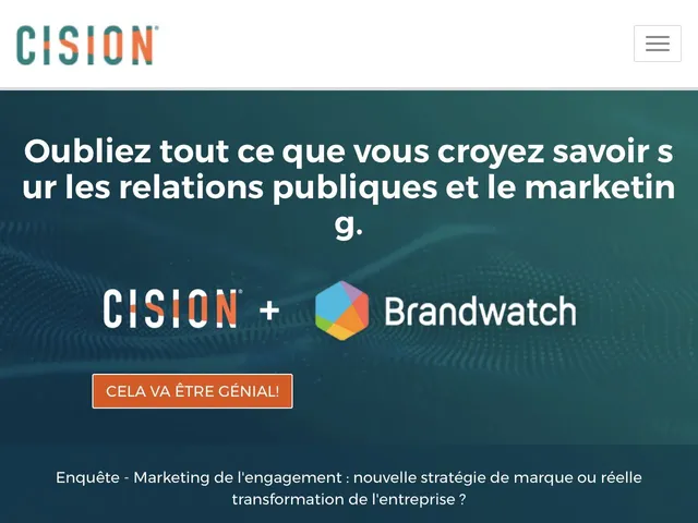 Cision Communications Cloud Screenshot