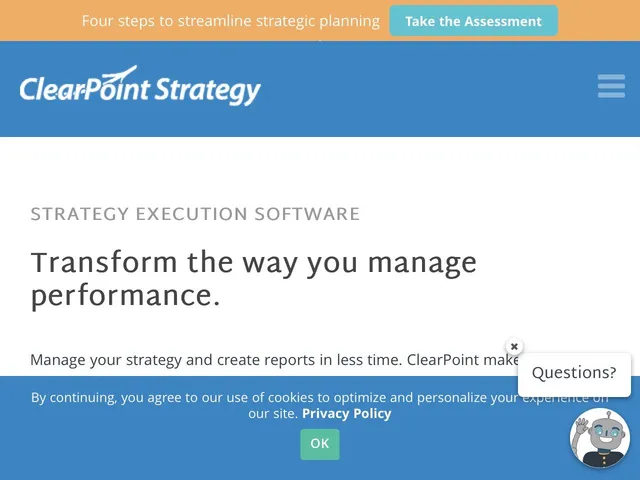 ClearPoint Strategy Screenshot