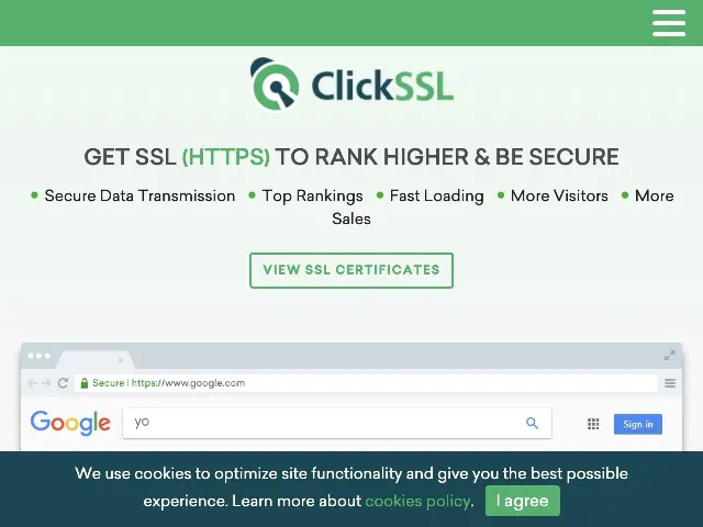 ClickSSL Screenshot