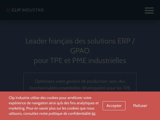 Clip Industrie Screenshot