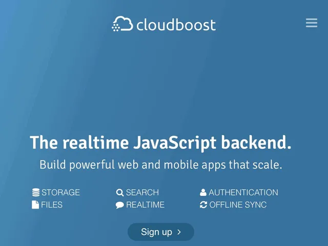 CloudBoost Screenshot