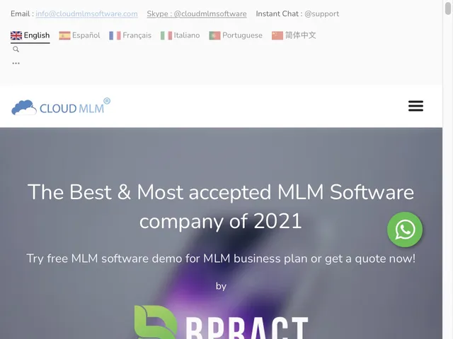 Cloud MLM Screenshot