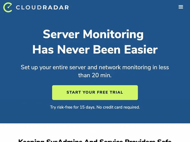 CloudRadar Screenshot