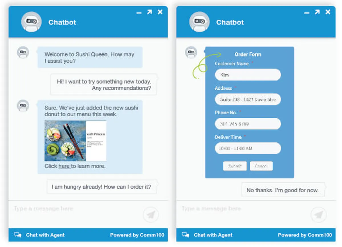Comm100 Chatbot Review