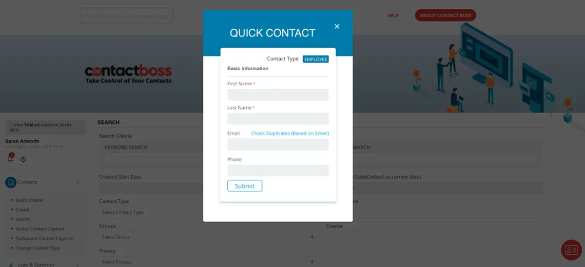 Contact Boss Features