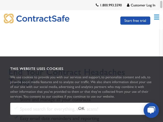 ContractSafe Screenshot