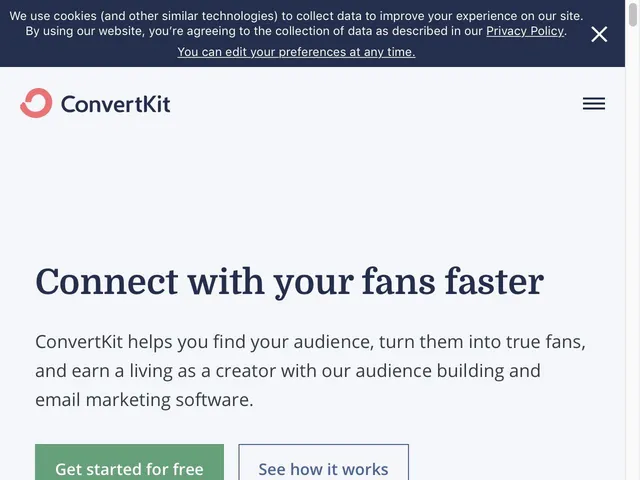 ConvertKit Screenshot