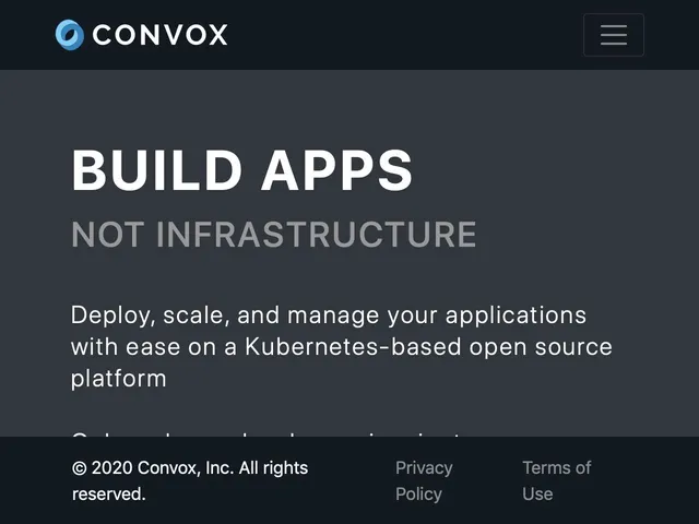 Convox Multi-Cloud Screenshot