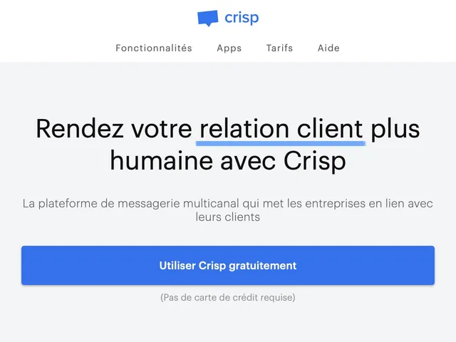Crisp Mobile Screenshot