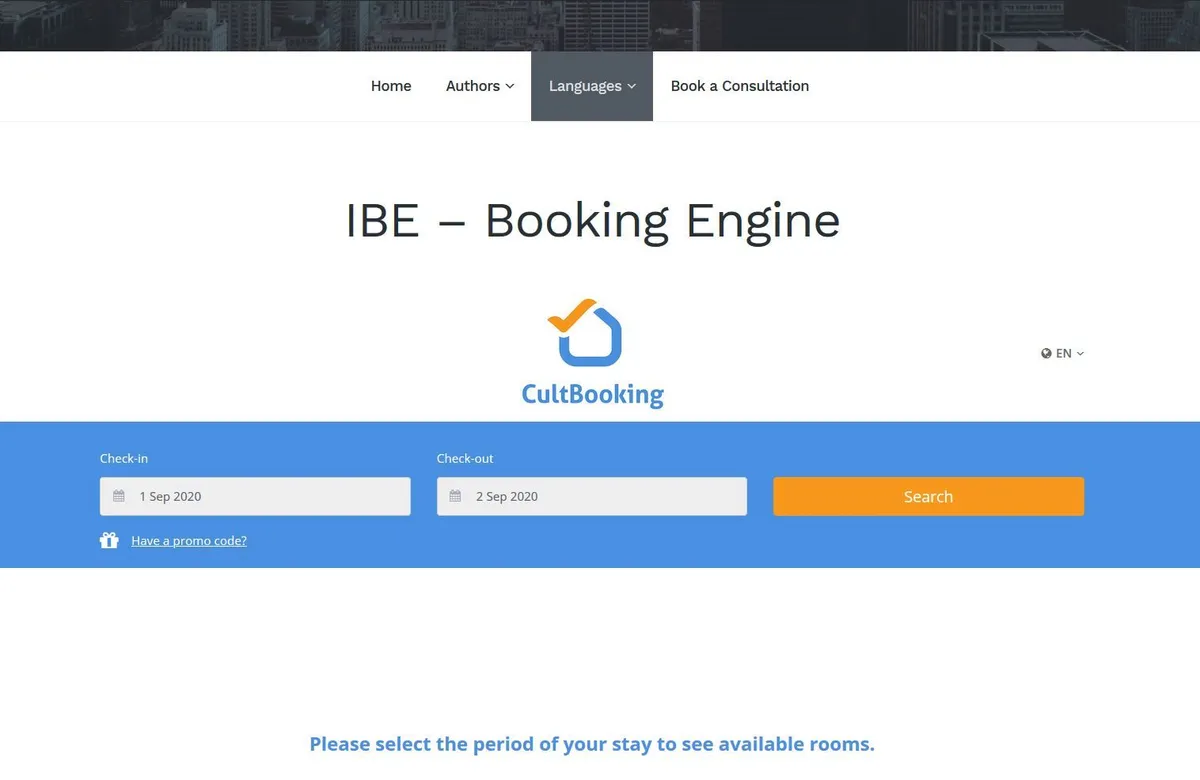 CultBooking Features