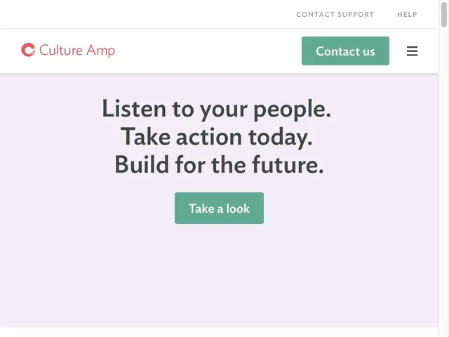 Culture Amp Screenshot