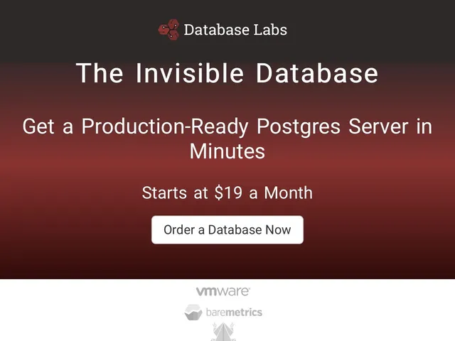 Database Labs Screenshot