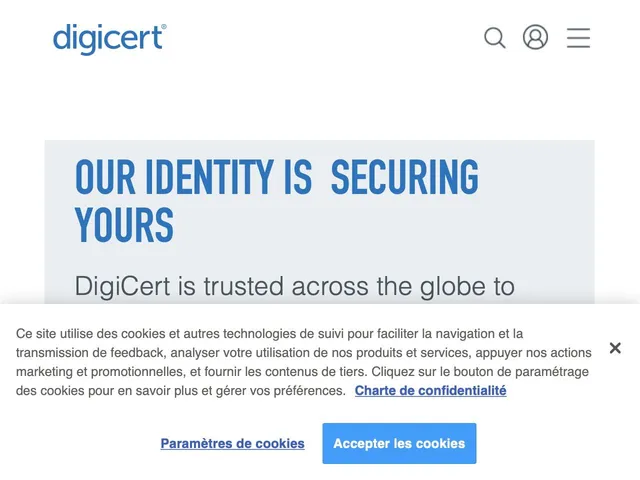 DigiCert Screenshot