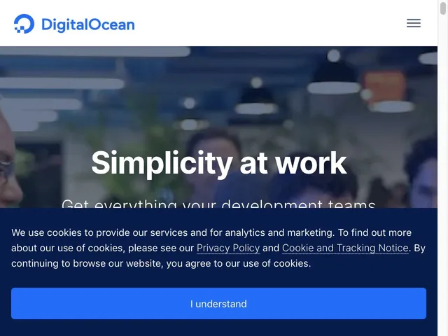 DigitalOcean Block Storage Screenshot