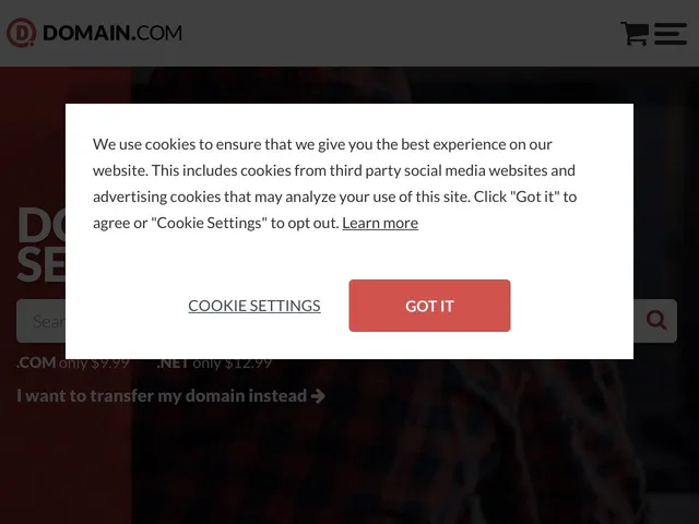 Domain.com Screenshot