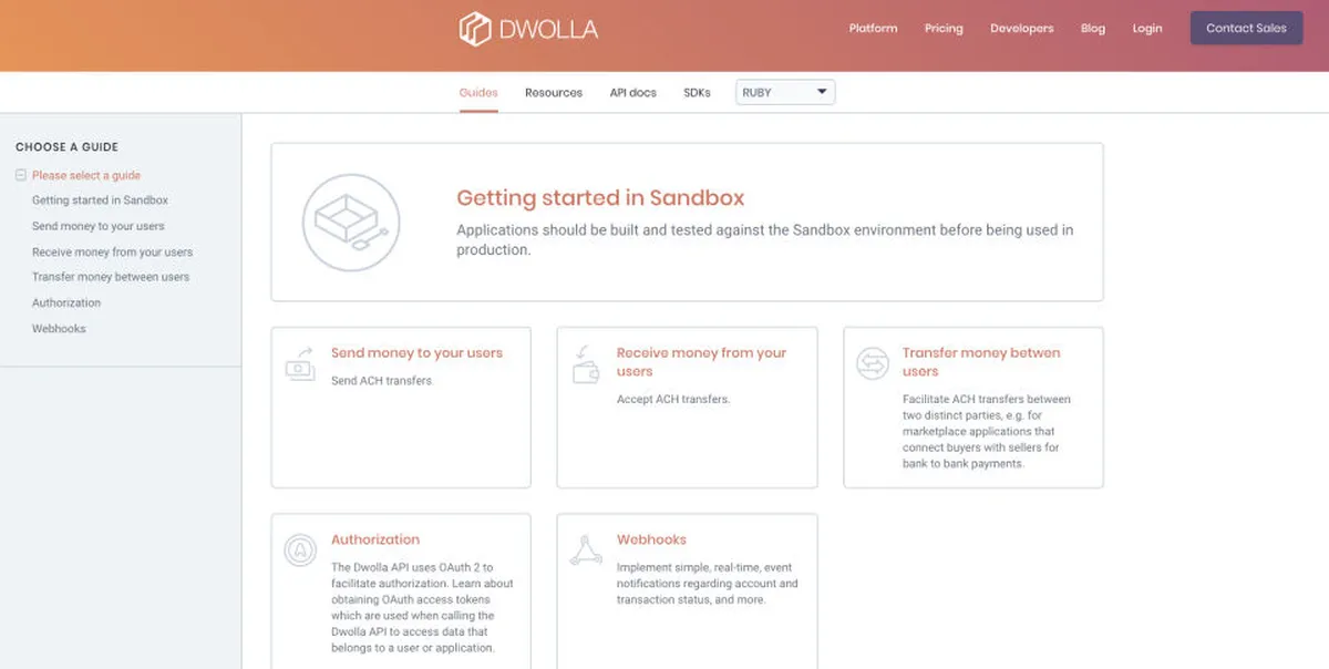 Dwolla Features
