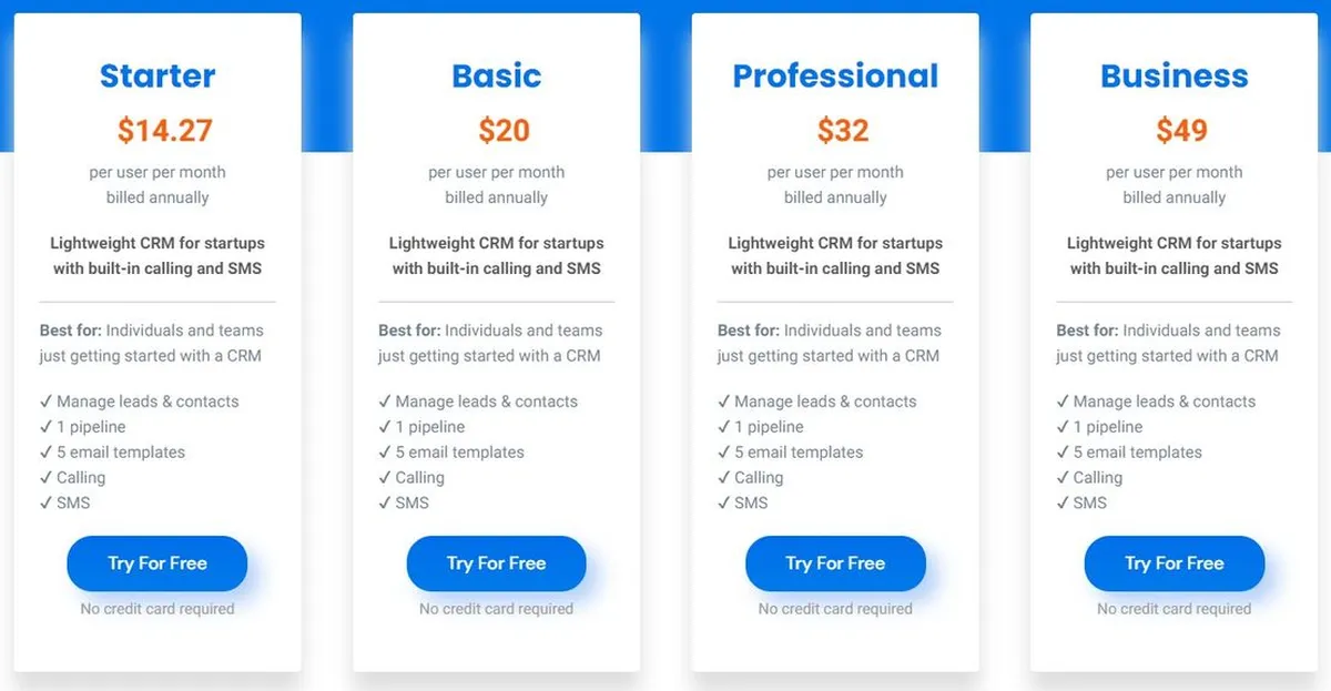 Easy Field Services Pricing Plan