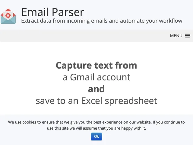 Email Parser Screenshot