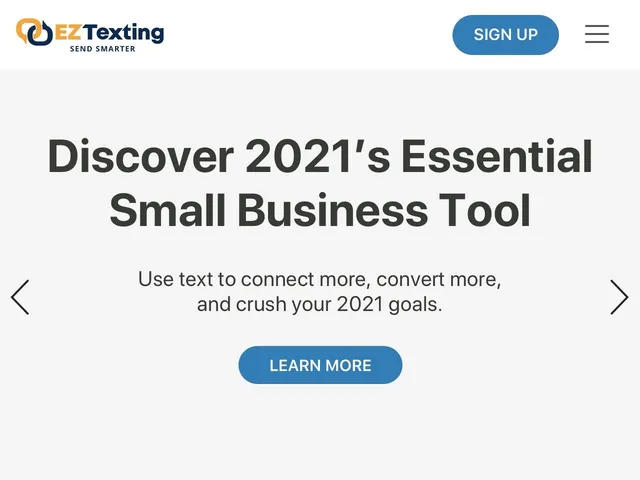 eZ Texting Screenshot