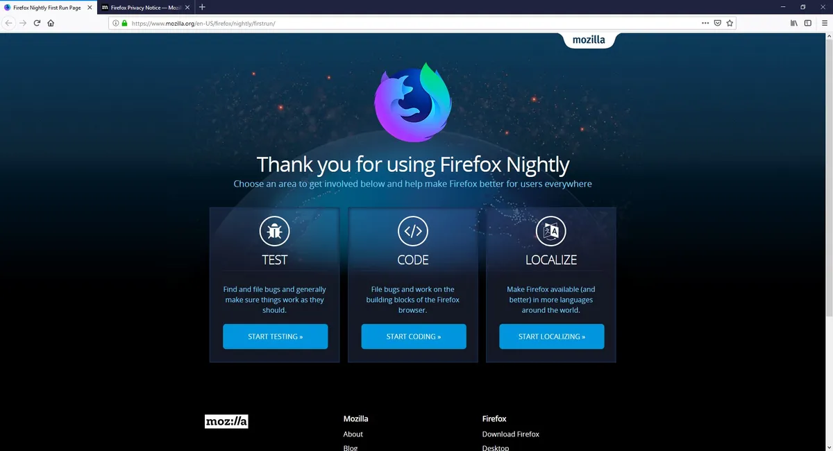 Firefox Nightly Review