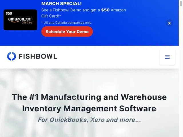 Fishbowl Inventory Screenshot