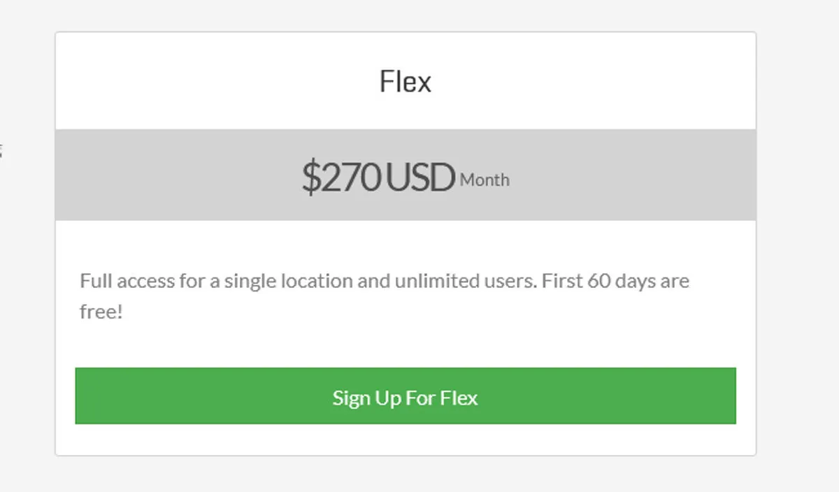 Flex Pricing Plan