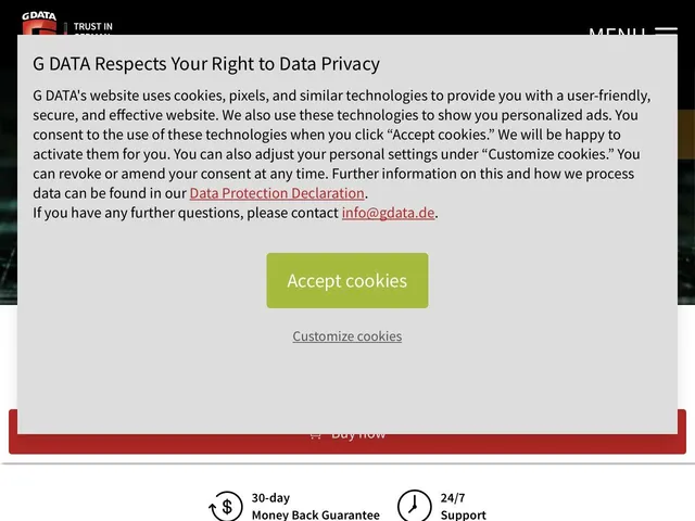 G Data InternetSecurity Screenshot