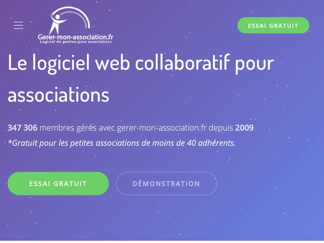 Gerer-mon-association Screenshot