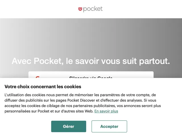 Pocket Screenshot