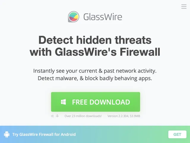GlassWire Firewall Screenshot