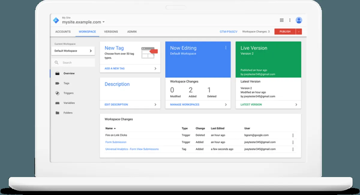 Google Tag Manager Features